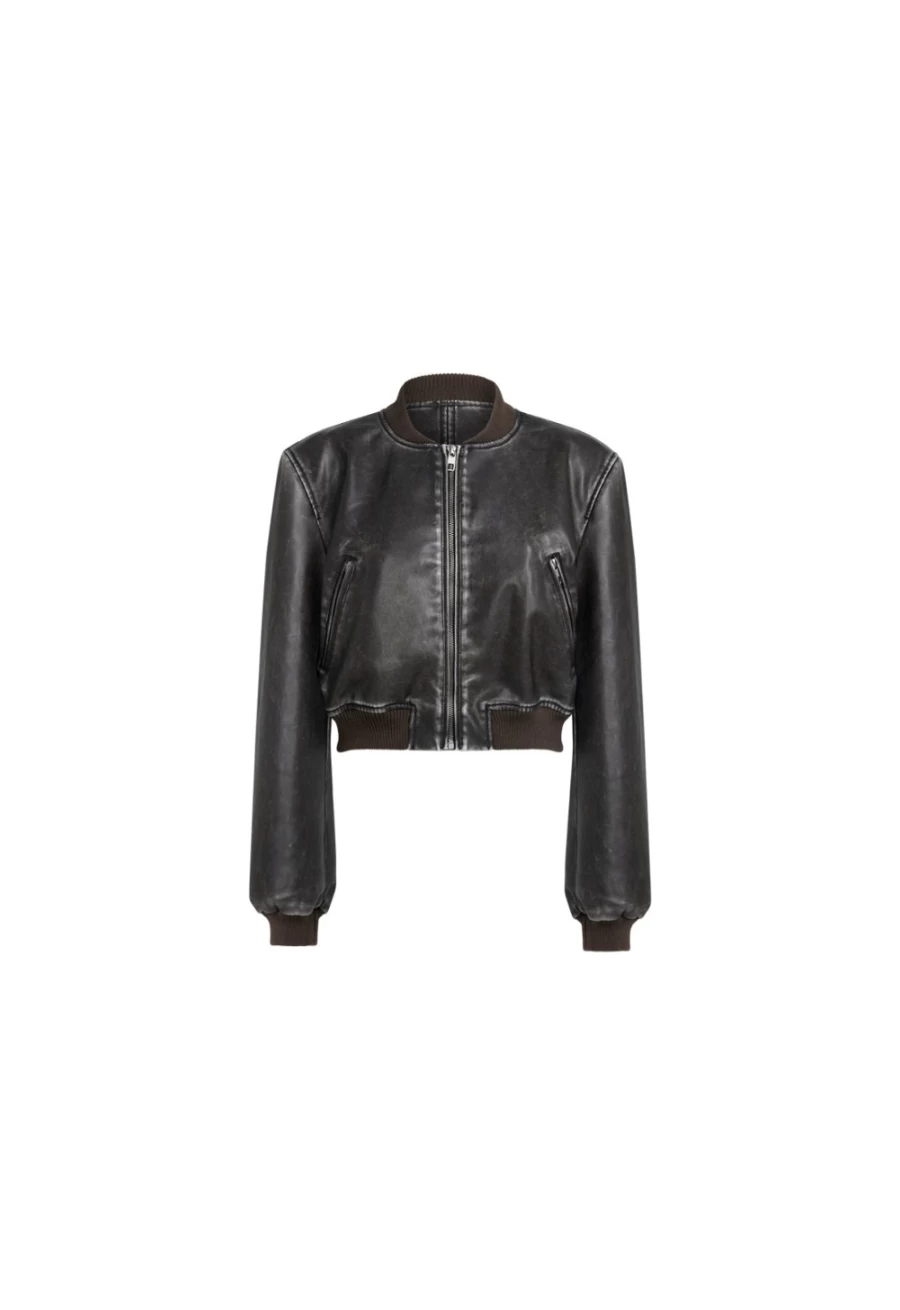 Lioness Women's Charcoal Allure Bomber Jacket