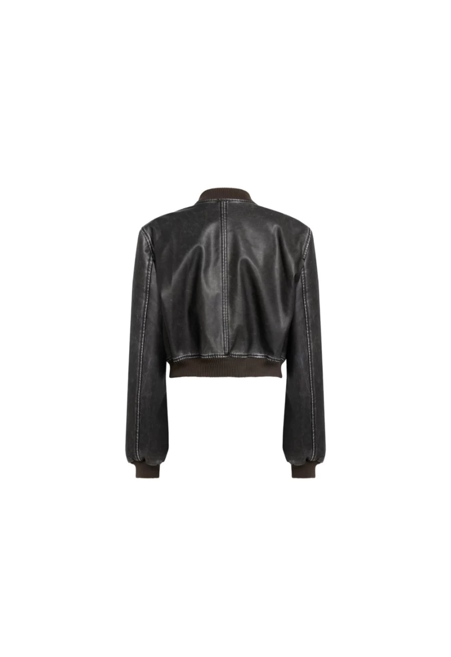 Lioness Women's Charcoal Allure Bomber Jacket