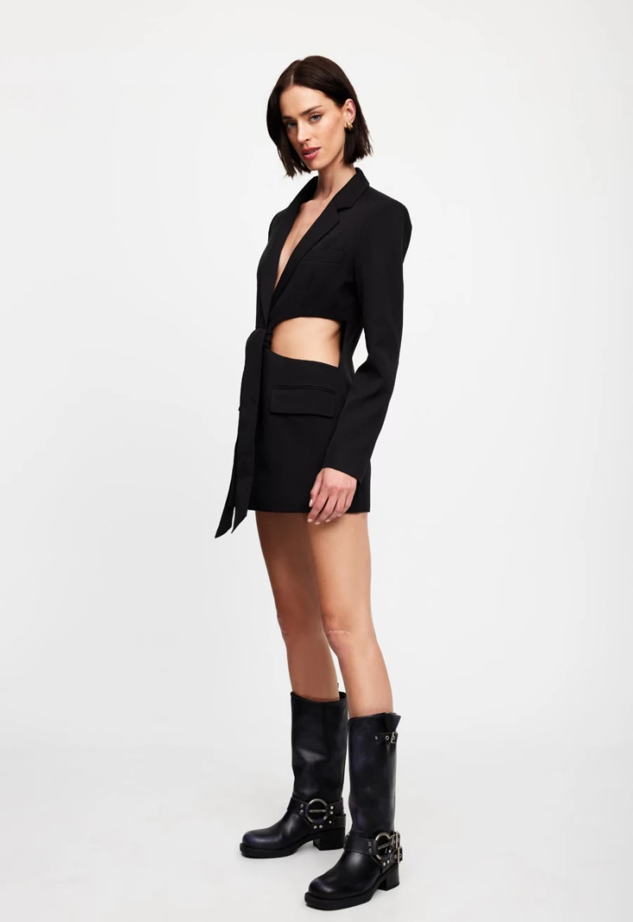 Lioness Women's La Confidential Dress in Onyx - Elegant & Stylish Evening Gown