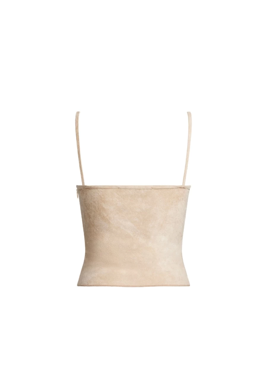 Lioness Women's Basic Instinct Top in Camel - Stylish Casual Blouse