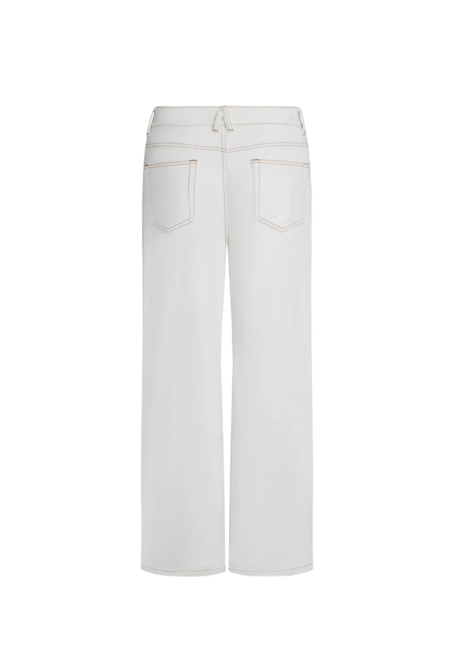 Lioness Women's Porcelain Top Model Jean - High-Waisted Slim Fit Stretch Denim Pants