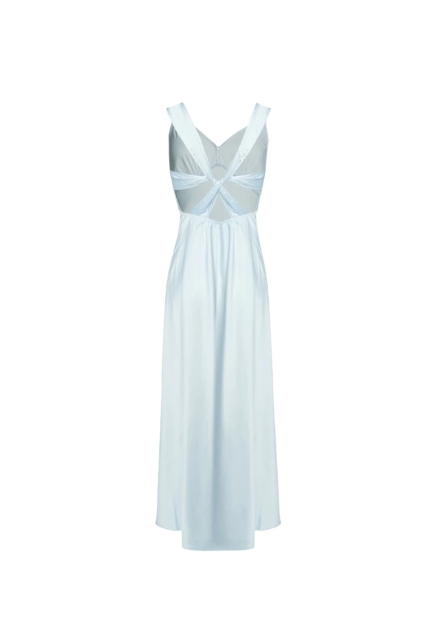 "Lioness Women's Baby Blue Practical Magic Dress – Elegant & Stylish"