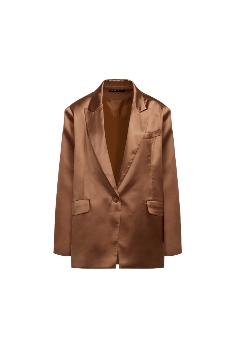 Lioness Women's Russet NYC Blazer – Classic Tailored Jacket for Stylish Outfits