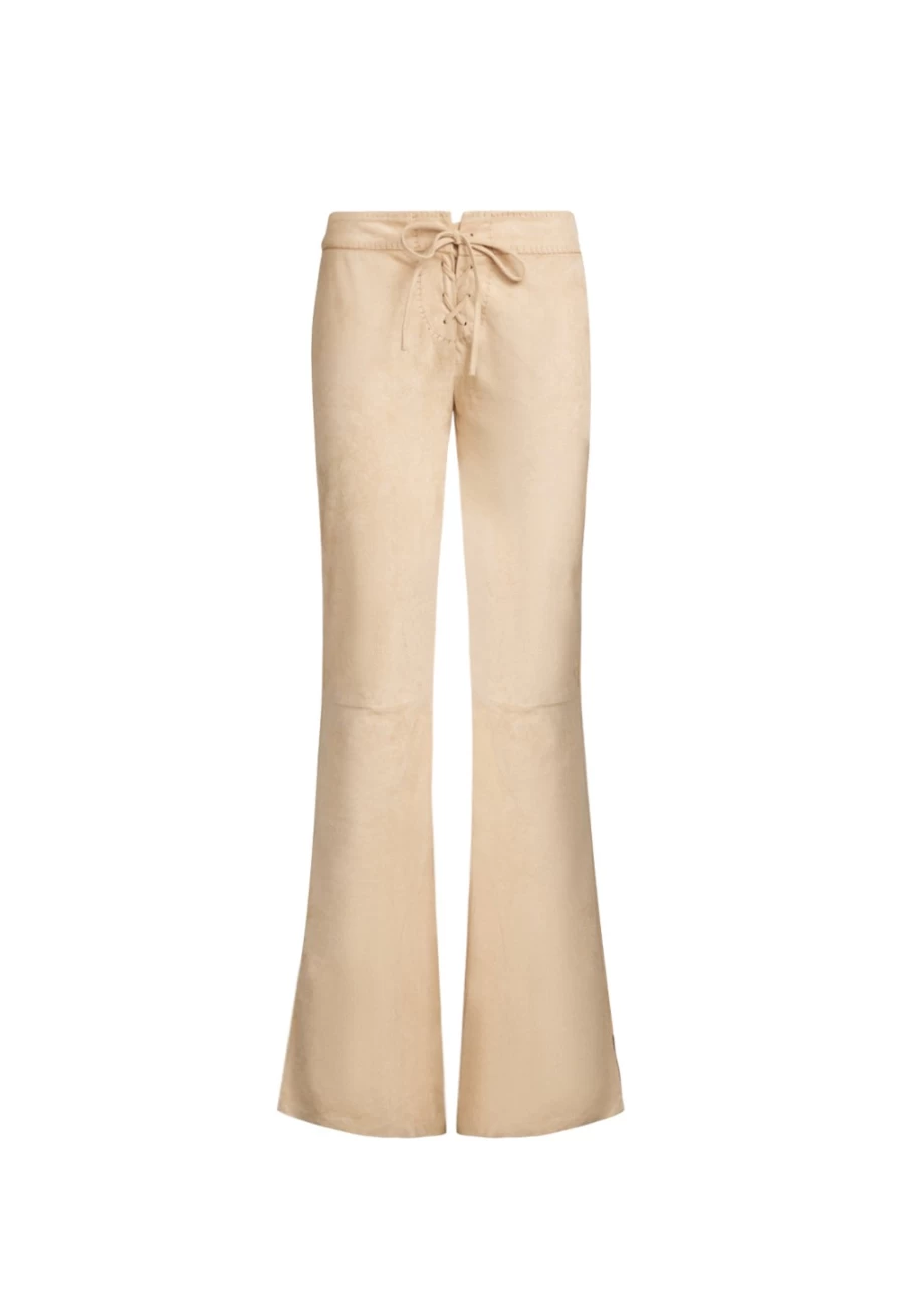 Lioness Women's Camel Suede Down For You Pants