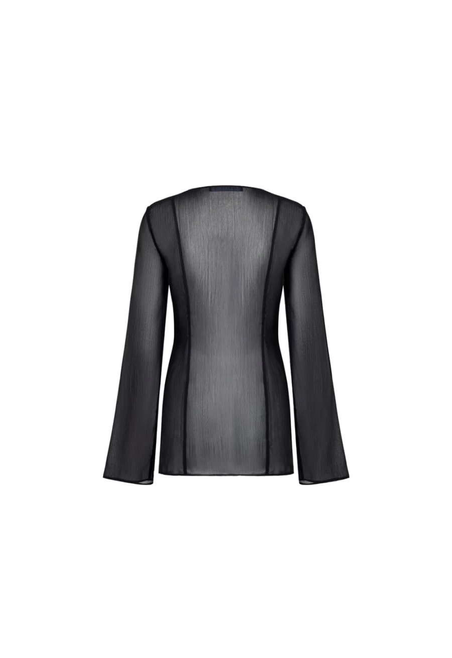 Lioness Women's Barely There Tie Top in Onyx - Lightweight & Comfortable