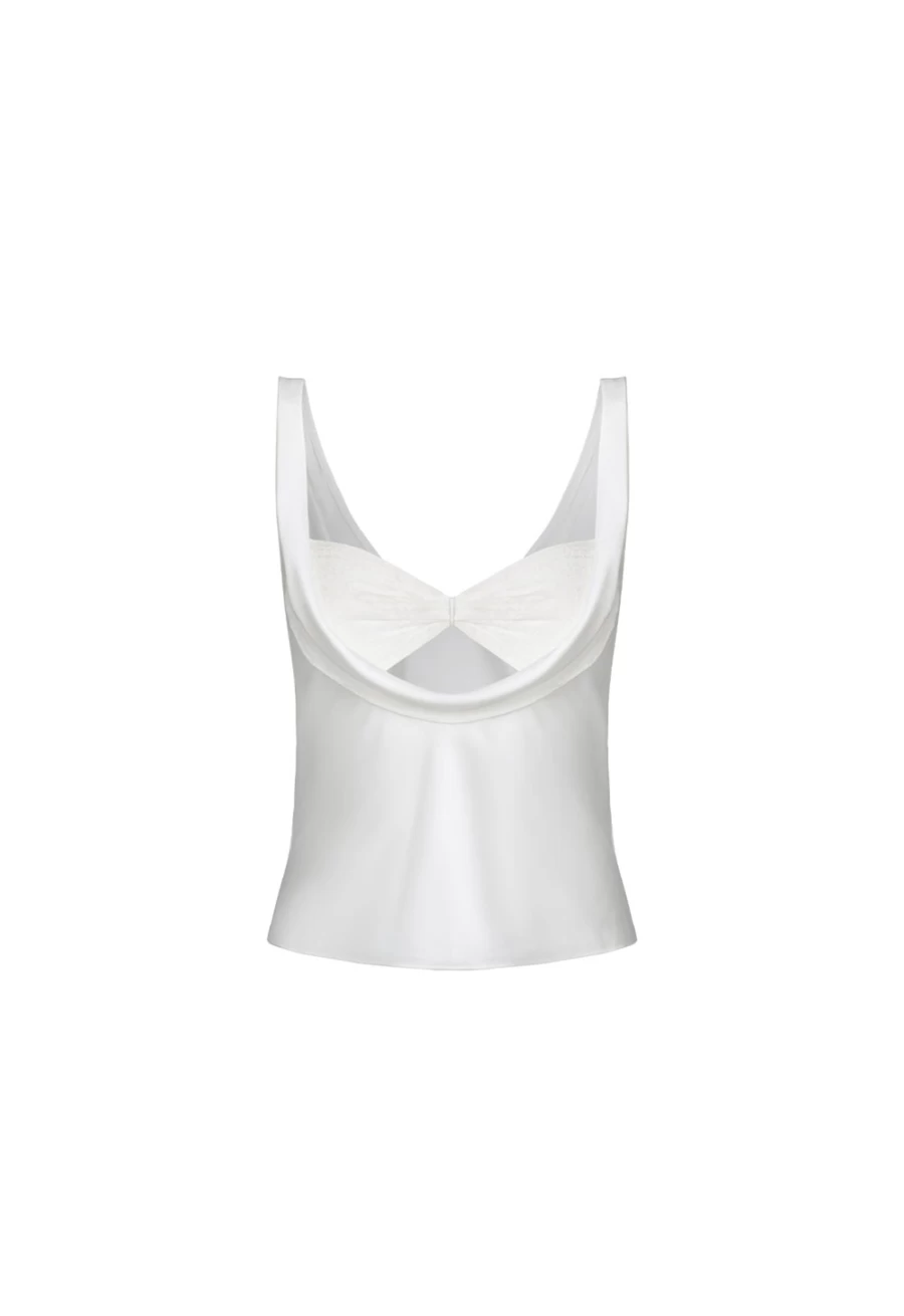 Lioness Women's Delilah Top in Porcelain - Elegant Blouse for Women