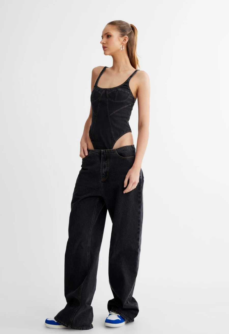 Lioness Women's Charcoal Practical Magic Jeans