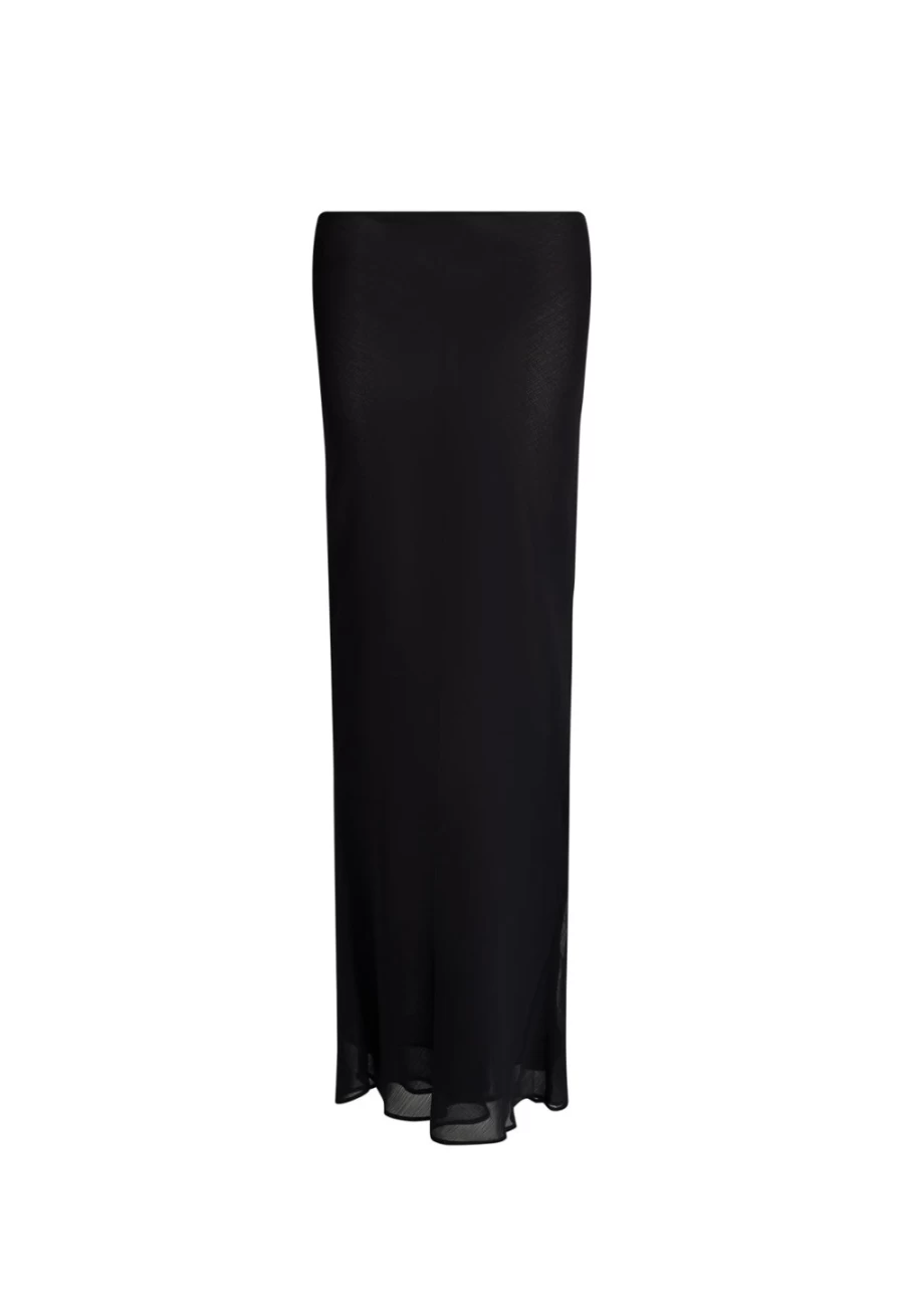 Lioness Women's Devon Maxi Skirt in Licorice - Stylish Long Flowy Skirt for Women