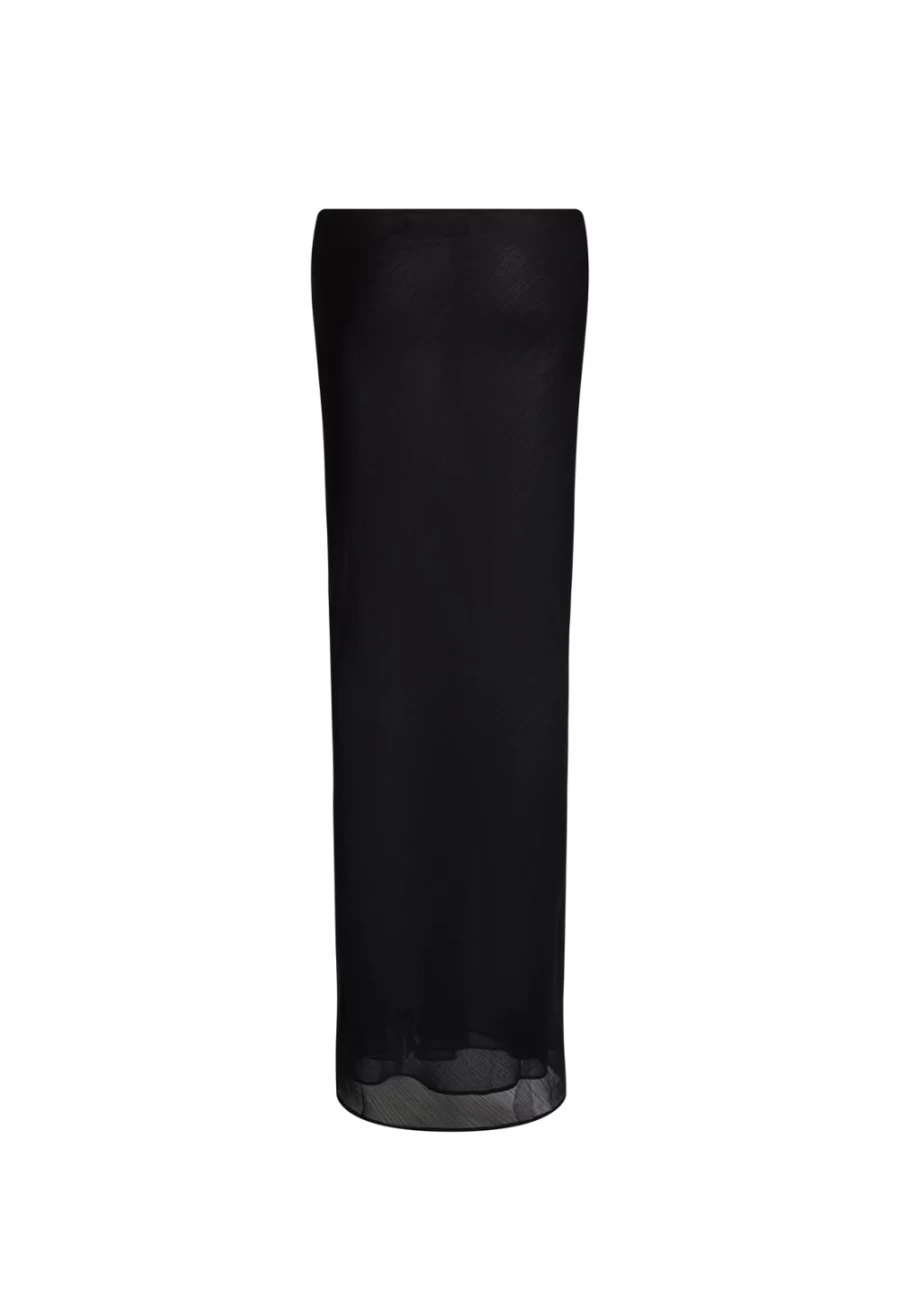 Lioness Women's Devon Maxi Skirt in Licorice - Stylish Long Flowy Skirt for Women
