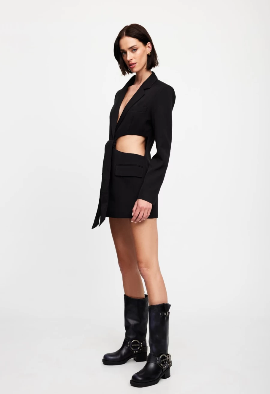 Lioness Women's La Confidential Dress in Onyx - Elegant & Stylish Evening Gown