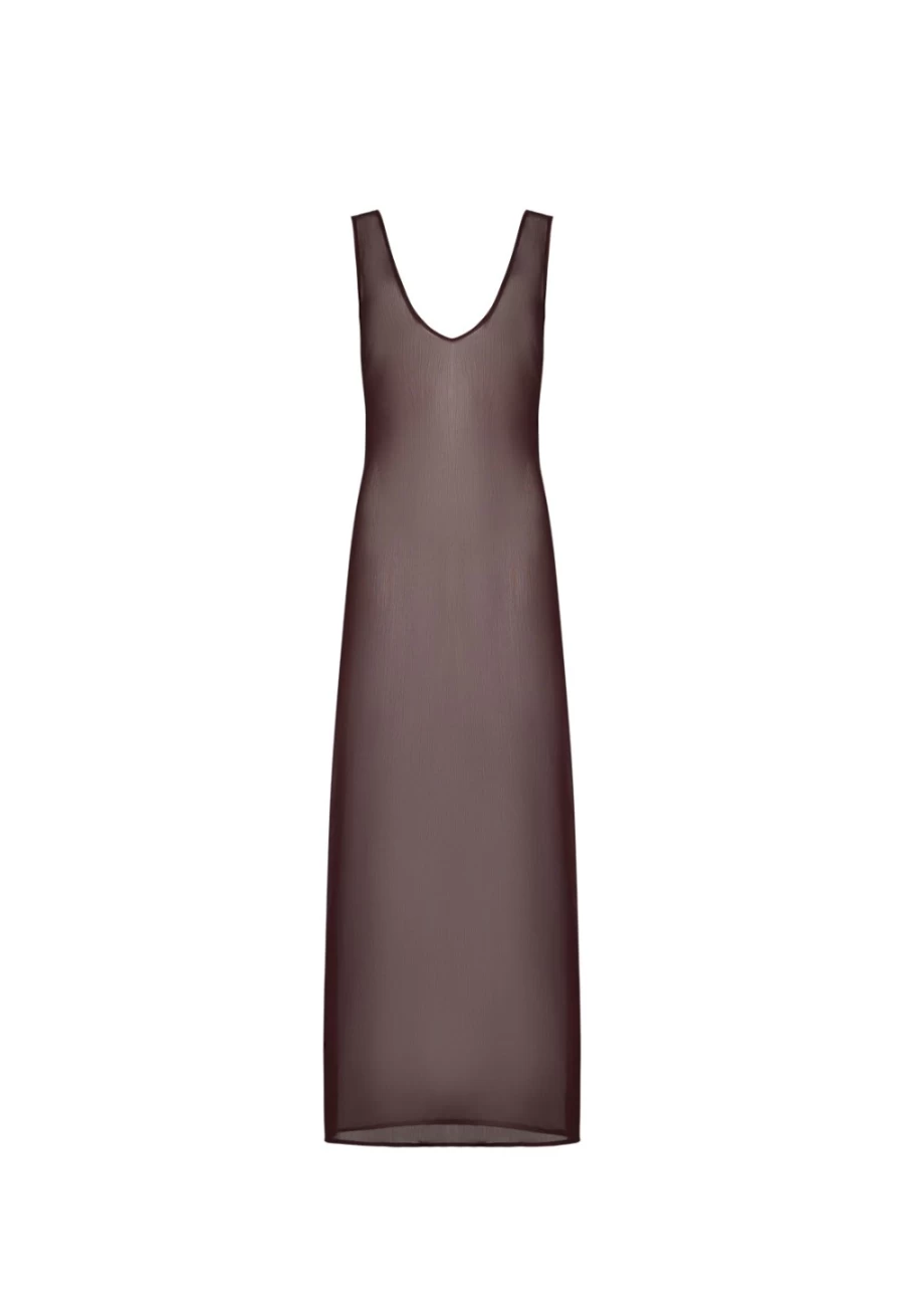 Lioness Women's Fame Maxi Dress in Chocolate - Elegant Long Maxi Dress for Women