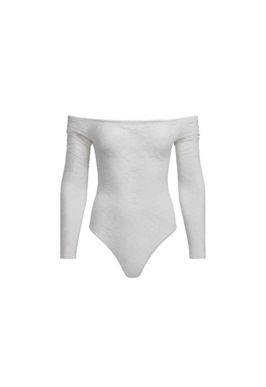 Lioness Women's Porcelain Mademoiselle Bodysuit - Elegant Lingerie & Loungewear