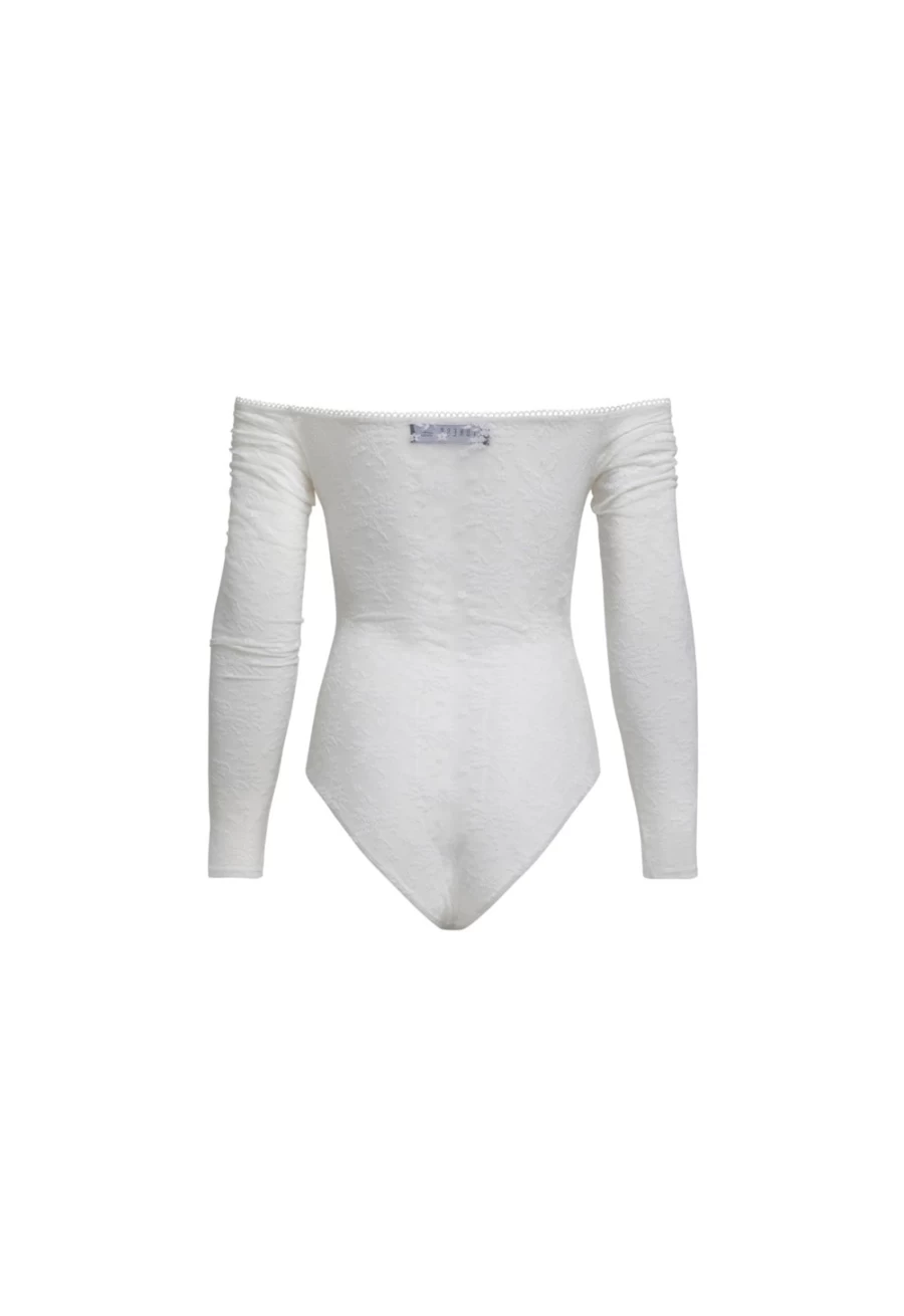 Lioness Women's Porcelain Mademoiselle Bodysuit - Elegant Lingerie & Loungewear
