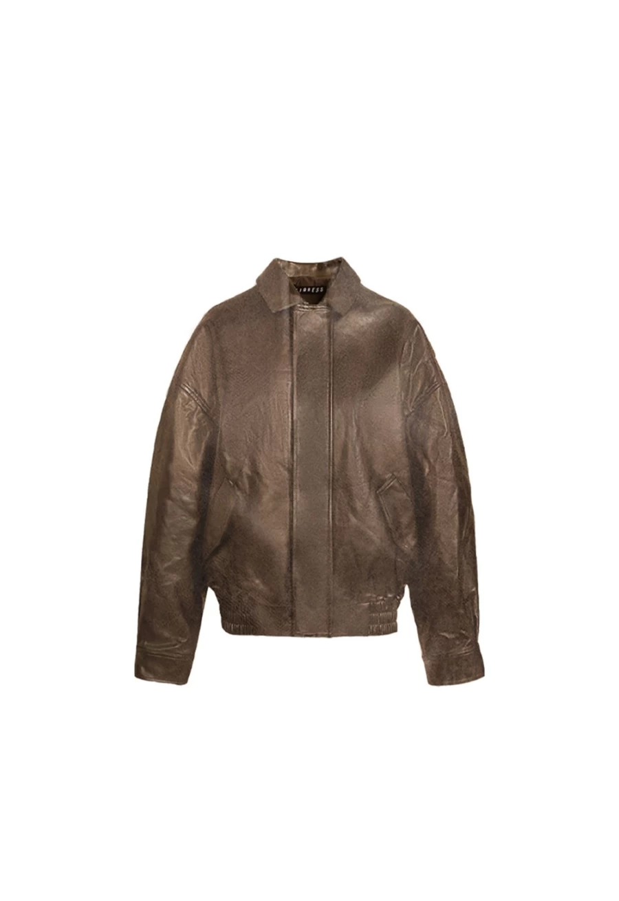 Lioness Women's Chocolate Bomber Jacket | Kenny Style Outerwear