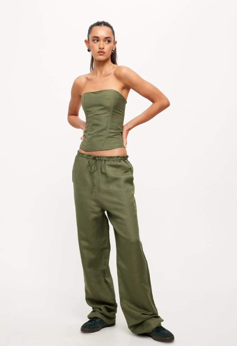 Lioness Women's Khaki Catalonia Tube Top