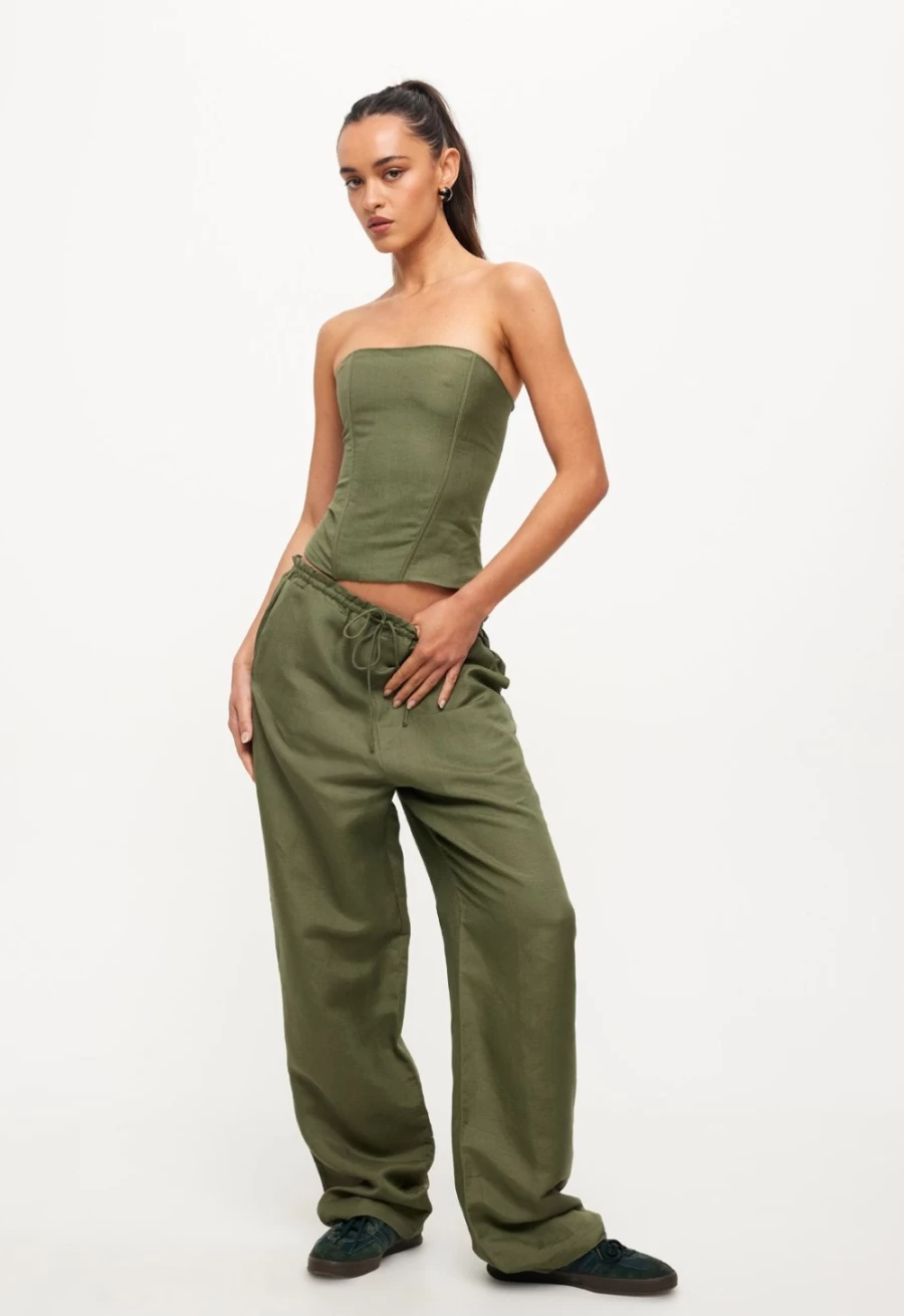 Lioness Women's Khaki Catalonia Tube Top