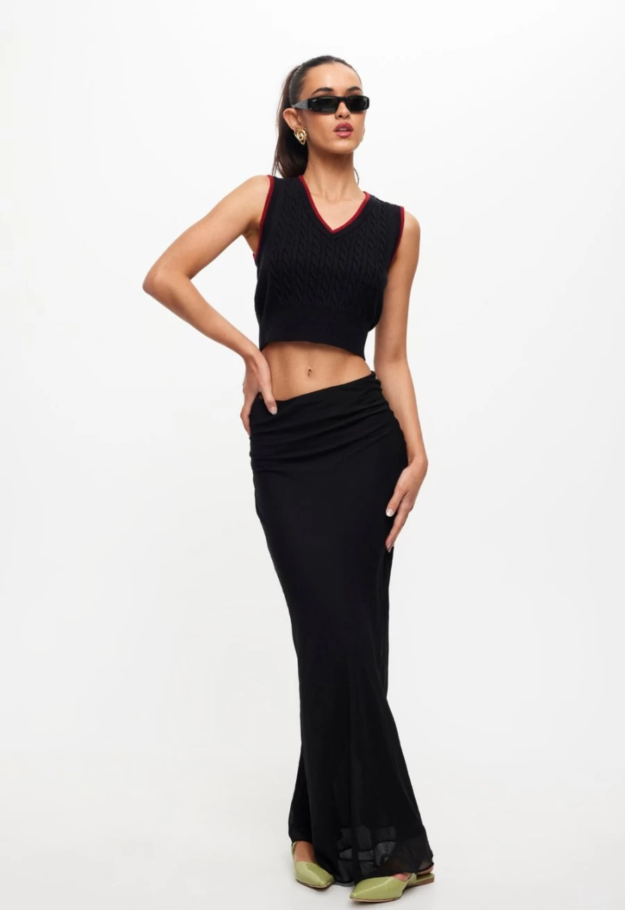 Lioness Women's Black Cobain Vest - Stylish & Comfortable Outerwear