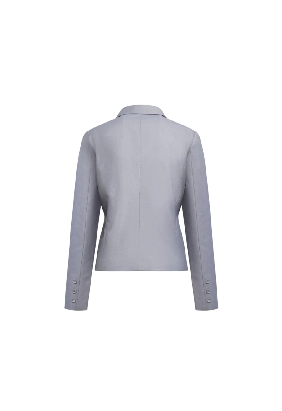 Lioness Women's Grey Bessette Blazer - Classic Tailored Jacket for Professional Style