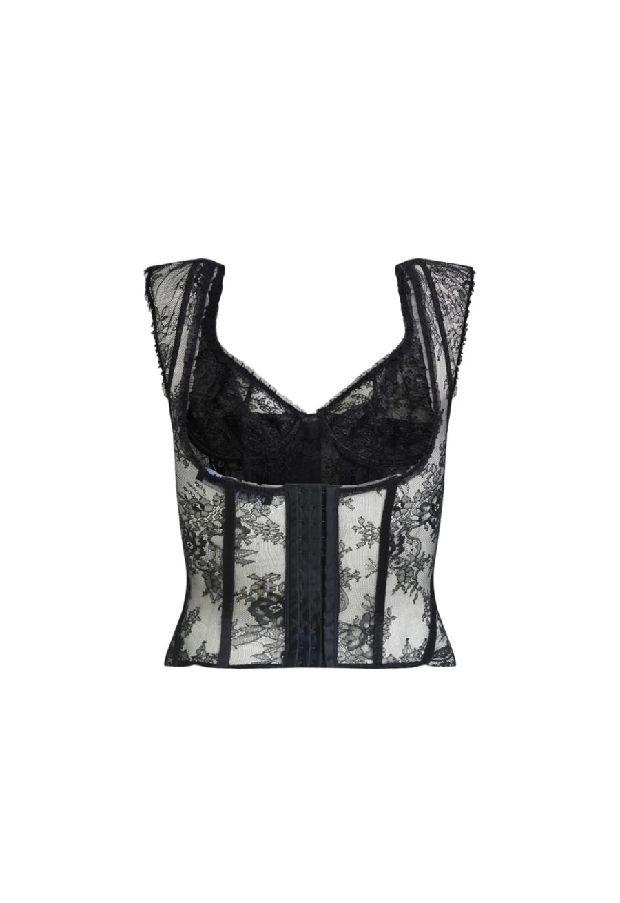 Lioness Women's Onyx Lace Corset - Some Like It Hot Style