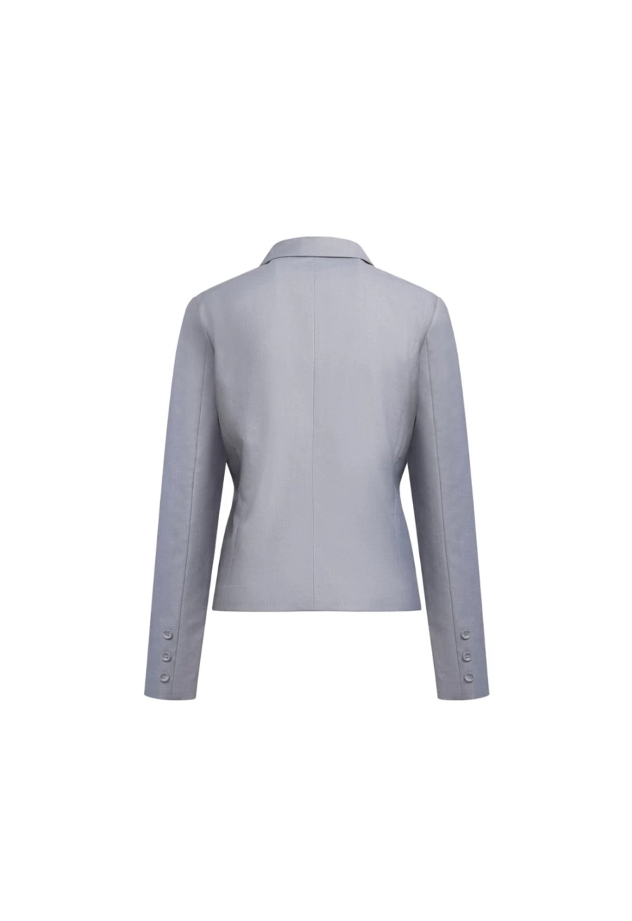 Lioness Women's Grey Bessette Blazer - Classic Tailored Jacket for Professional Style