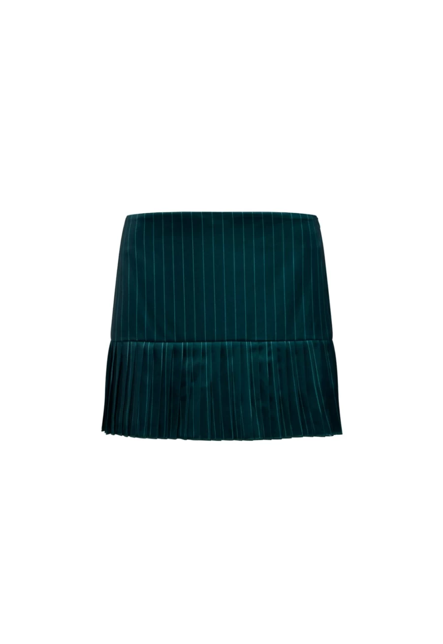 Lioness Women's Green Pinstripe Mini Dress - Sjp Mini Style